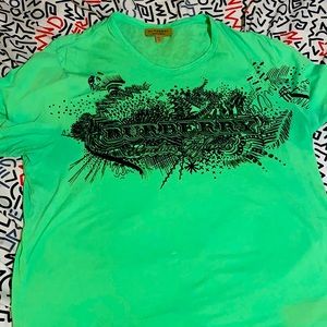 Burberry Tshirt XXL lime green
